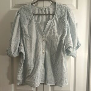 Sundance Powder Blue XS Blouse.